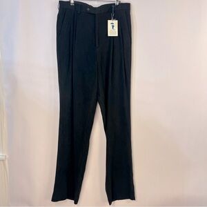 2/$30 Linea Naturale Men’s Black Dress Slack Pants size 34 Water resistant